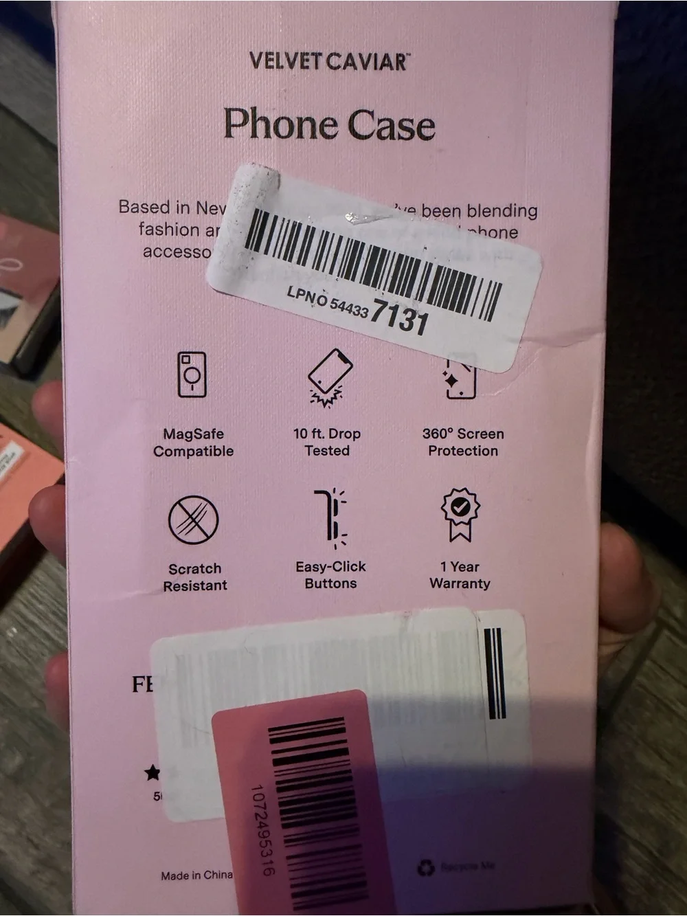 NIB VELVET CAVIAR Case For IPhone 17 Pro Max Dusty Rose Floral